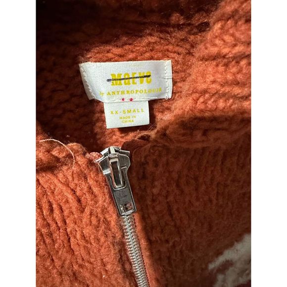 Maeve Zip-Front Cardigan Sweater Size XXS - Picture 8 of 8